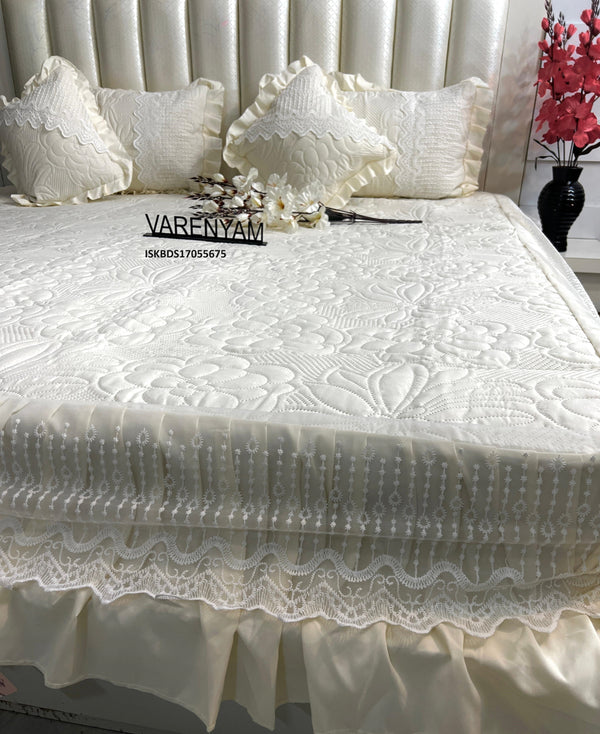 Quilted Bedcover With Pillow Cover-ISKBDS17055675