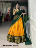 Kanchipuram Silk Lehenga With Blouse And Georgette Dupatta-ISKWLH24058961