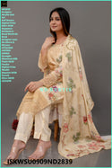 Digital Printed Maslin Kurti With Shantoon Pant And Dupatta-ISKWSU0909ND2839