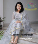 Embroidered Kota Doriya Kurti With Cotton Pant And Dupatta-ISKWSU1009PPC/D1634