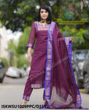 Cotton Silk Kanchi Kurti With Pant And Kanchi Cotton Dupatta-ISKWSU1009PPC/D1597