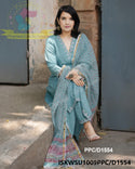 Khadi Cotton Kurti With Khadi Pant And Hand Block Printed Kota Doriya Dupatta-ISKWSU1009PPC/D1554