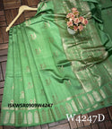 Zari Weaved Munga Silk Saree With Blouse-ISKWSR0909W4247