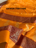 Handloom Chanderi Silk Saree With Blouse-ISKWSR170911490