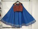 Cotton Lehenga With Hand Block Printed Blouse-ISKWNAV180921500