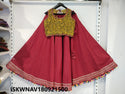 Cotton Lehenga With Hand Block Printed Blouse-ISKWNAV180921500