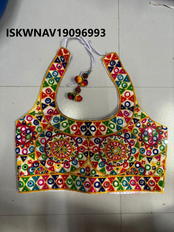 Embroidered Cotton Blouse-ISKWNAV19096993