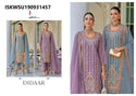 Embroidered Shimmer Kurti With Pant And Dupatta-ISKWSU190931457