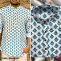 Printed Cotton Shirt-ISKM220912991