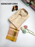 Men's Silk Shirt With Dhoti-ISKM250912994