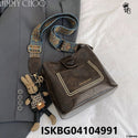 Imported Crossbody Sling Bag With Teddy Keychain-ISKBG04104991