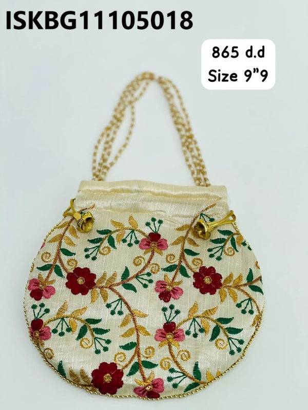 Embroidered Potli Bag-ISKBG11105018