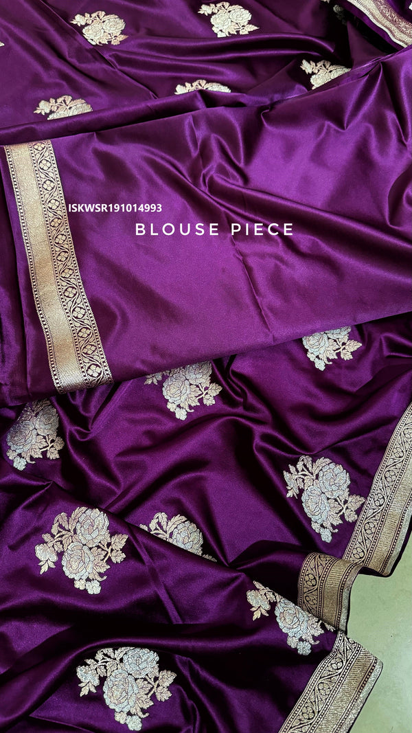 Banarasi Katan Silk Saree With Blouse-ISKWSR191014993