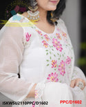 Embroidered Kota Doriya Kurti With Cotton Pant And Dupatta-ISKWSU2110PPC/D1602