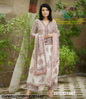 Mughal Butta Cotton Anarkali Kurti With Pant And Malmal Cotton Dupatta-ISKWSU2110PPC/D1667