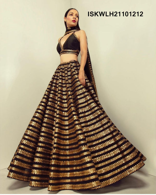 Silk Lehenga With Blouse And Georgette Dupatta-ISKWLH21101212