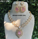 Kundan Jewelry Set-ISKJW1410PK-I345