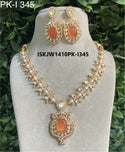 Kundan Jewelry Set-ISKJW1410PK-I345