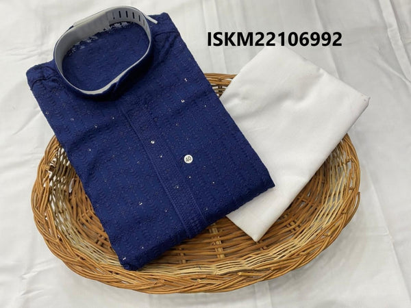 Men's Embroidered Rayon Kurta With Pajama-ISKM22106992