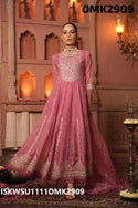 Self Printed Organza Anarkali Kurti With Pant And Dupatta-ISKWSU1111OMK2909