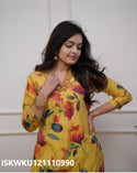 Printed Cotton Kurti With Pant-ISKWKU121110990