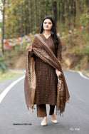 Handloom Cotton Kurti With Cotton Pant And Dupatta-ISKWSU1211RC1146