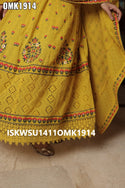 Rayon Schiffli Anarkali Kurti With Pant And Printed Dupatta-ISKWSU1411OMK1914