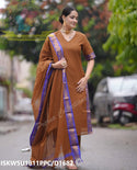 Cotton Silk Kurti With Cotton Silk Pant And Kanchi Cotton Dupatta-ISKWSU1811PPC/D1682