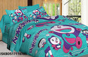 Jaipuri Printed Double Bed-Sheet With 2 Flap Pillow Cover Set-ISKBDS17116785