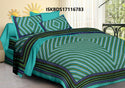 Jaipuri Printed Double Bed-Sheet With 2 Flap Pillow Cover Set-ISKBDS17116783