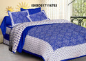 Jaipuri Printed Double Bed-Sheet With 2 Flap Pillow Cover Set-ISKBDS17116783