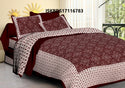 Jaipuri Printed Double Bed-Sheet With 2 Flap Pillow Cover Set-ISKBDS17116783