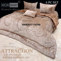 Embossed Winter 6Pc Bedding Set-ISKBDS17116788