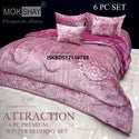 Embossed Winter 6Pc Bedding Set-ISKBDS17116788