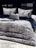 Embossed Winter 6Pc Bedding Set-ISKBDS17116788