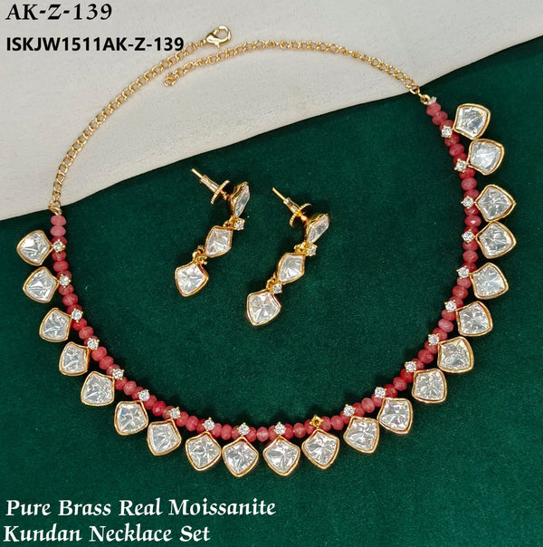 Kundan Necklace Set-ISKJW1511AK-Z-139