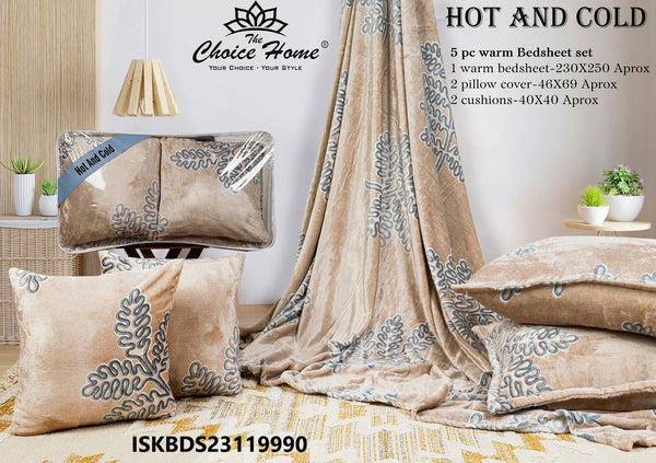 Hot And Cold Warm 5Pc Bedding Set-ISKBDS23119990