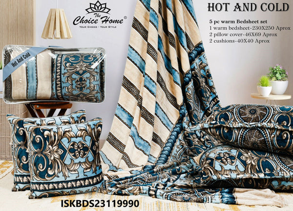 Hot And Cold Warm 5Pc Bedding Set-ISKBDS23119990