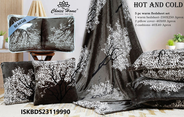 Hot And Cold Warm 5Pc Bedding Set-ISKBDS23119990