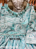 Digital Printed Chinon Silk Dress-ISKWDR2111NP3198