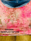 Georgette Palazzo With Crop Top And Floral Printed Shrug-ISKWPL2311NP3206/NP3207