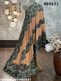 Sequined Velvet Stole-ISKWWC2911Nk0631