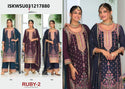 Embroidered Chinon Kurti With Pant And Dupatta-ISKWSU031217880