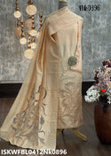 Sequined Chanderi Silk Kurti With Shantoon Bottom And Dupatta-ISKWFBL0412Nk0896