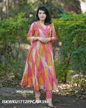 Abstract Printed Cotton A-Line Kurti With Pant-ISKWKU1712PPC/D1398