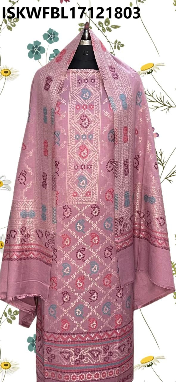 Pashmina Kani Kurti With Bottom And Dupatta-ISKWFBL17121803