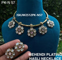 Kundan Jewelry Set-ISKJW2512PK-N52