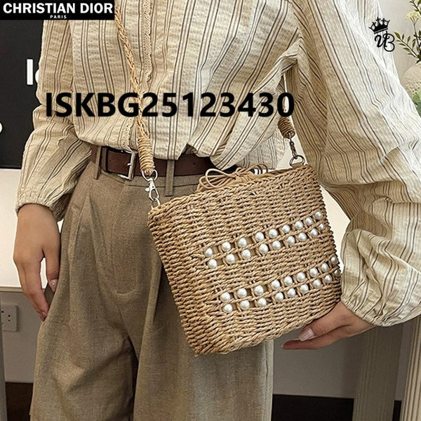 Imported Straw Bags-ISKBG25123430