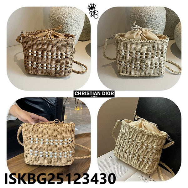 Imported Straw Bags-ISKBG25123430