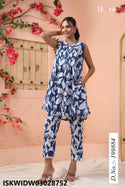 Printed Cotton Co-Ord Set-ISKWIDW03028752